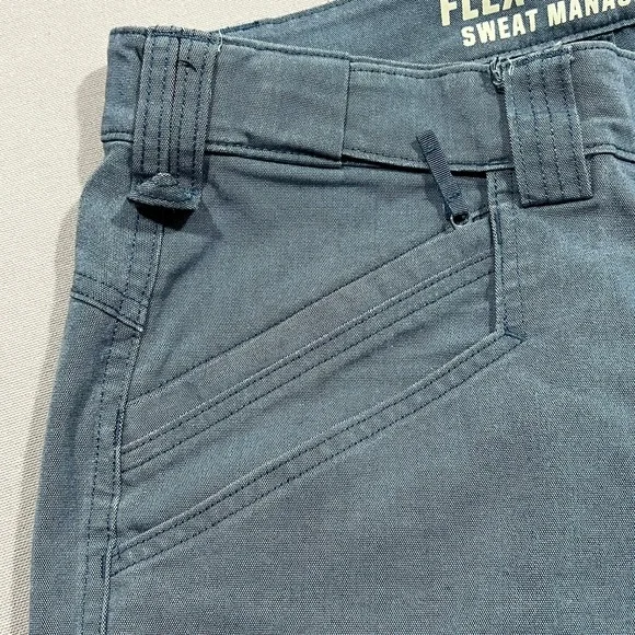 Duluth Trading Flex Fire Hose Sweat Management Carpenter Pants Blue Men 36x34 - Picture 13 of 16